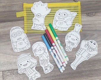Little Yellow Guys Coloring Set