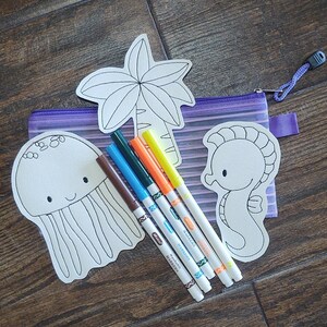 Reusable Coloring Doodle Art Set