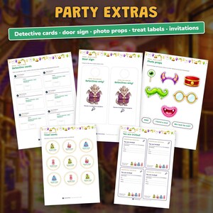 Monster Birthday Party Game Printable, Kids Escape Room Ages 6-10, Two Levels, Monster Mystery Game & Treasure Hunt at Home zdjęcie 11