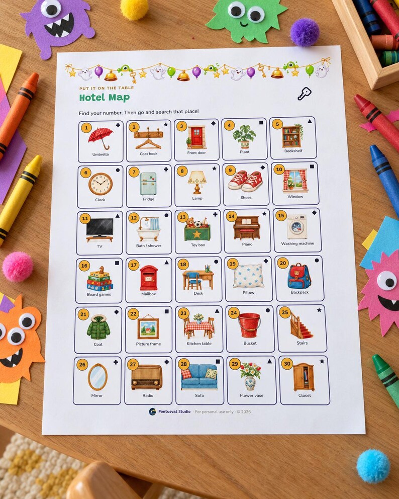 Monster Birthday Party Game Printable, Kids Escape Room Ages 6-10, Two Levels, Monster Mystery Game & Treasure Hunt at Home zdjęcie 3