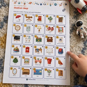 Space Birthday Party Game Printable, Kids Escape Room Ages 6-10, Two Levels, Outer Space Mystery & Treasure Hunt at Home image 3
