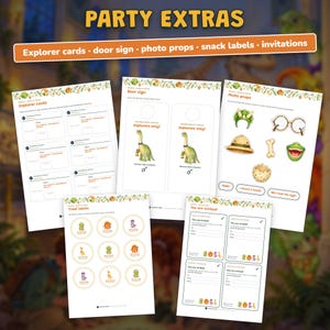 Anniversaire Dinosaure Jeu à Imprimer, Escape Game Enfant 6-10 Ans, Fête Dinosaures, Jeu d'Enquête et Chasse au Trésor Maison, 2 Niveaux image 11