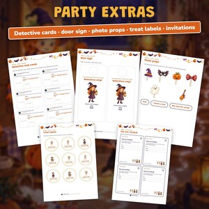 Printable Halloween Escape Room for Kids Ages 6-10, Two Difficulty Levels, Halloween Mystery Game & Treasure Hunt at Home image 11
