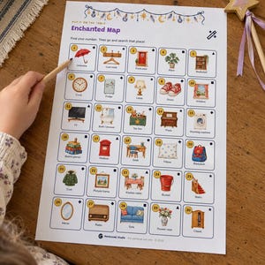 Printable Wizard School Escape Room for Kids Ages 7-11, Two Difficulty Levels, Magic Mystery Game & Treasure Hunt at Home image 3