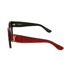 ysl red heart sunglasses