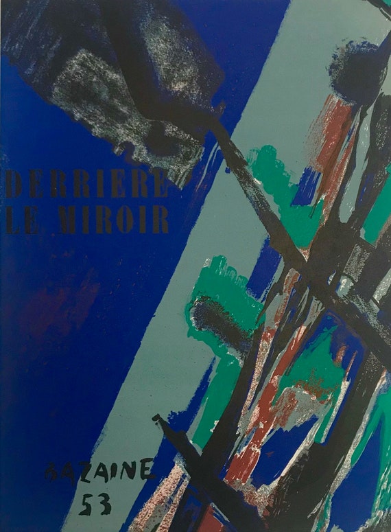 Derriere le Miroir Original lithograph DM03178d Pol Bury DLM 1969 Abstract