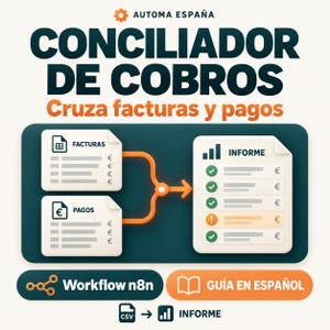 n8n Collection Reconciler: Invoices, Payments and CSV Balances, Tutorial in Spanish