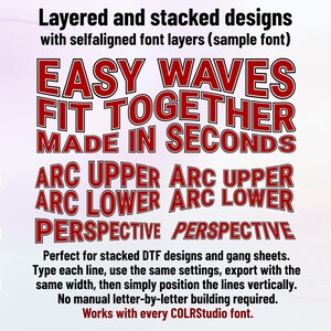 Iridiant-Doodles-1 - Dreamy Rainbow Stacked Doodle Color Font | Warp Effects & SVG/PNG Export App image 7
