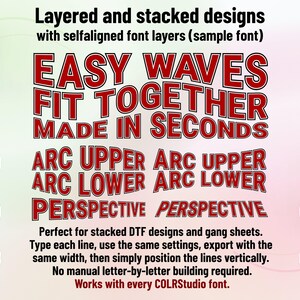 Doodle-Pop-01 - Pop Art Stacked Doodle Color Font | Warp Effects & SVG/PNG Export App image 7