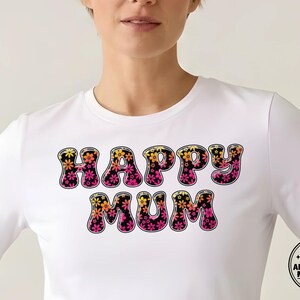 70s Flowers – Groovy Floral Stacked Color Font | Warp Effects & SVG/PNG Export App image 4