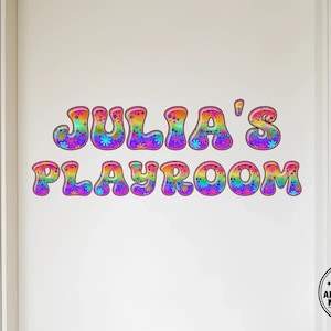 Rainbow-Blobs-1 - Rainbow Psychedelic Stacked Color Font | Warp Effects & SVG/PNG Export App image 3