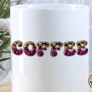 70s Flowers – Groovy Floral Stacked Color Font | Warp Effects & SVG/PNG Export App image 3