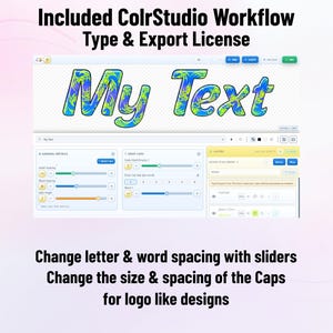 Doodle-Paws-1 - Colorful Paw Prints Stacked Color Font | Warp Effects & SVG/PNG Export App immagine 10