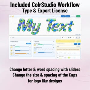 Flowerpower-03 - 70s-Inspired Flowerpower Stacked Color Font | Warp Effects & SVG/PNG Export App image 10