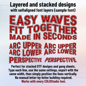 Retro-Gaming-1 - Bold Multicolor Checkerboard Stacked Color Font | Warp Effects & SVG/PNG Export App image 7