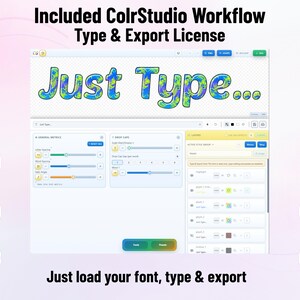 Doodle-Paws-1 - Colorful Paw Prints Stacked Color Font | Warp Effects & SVG/PNG Export App immagine 9