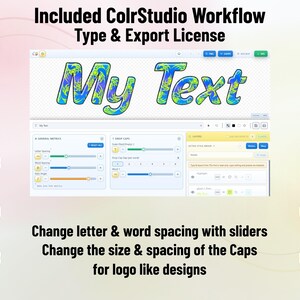 Halftone-Dots-1 - 70s-inspired Stacked Color Font | Warp Effects & SVG/PNG Export App image 10