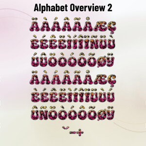 70s Flowers – Groovy Floral Stacked Color Font | Warp Effects & SVG/PNG Export App image 6