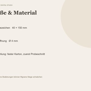 Bookmark SVG Set – 3 geometric cutting files, foliage, braiding, horizon, plotter files for paper image 3