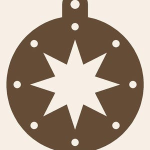Geometrische Anhänger SVG Set – 3 Schnittdateien Strahlen Stern Bögen, digitaler Download image 3