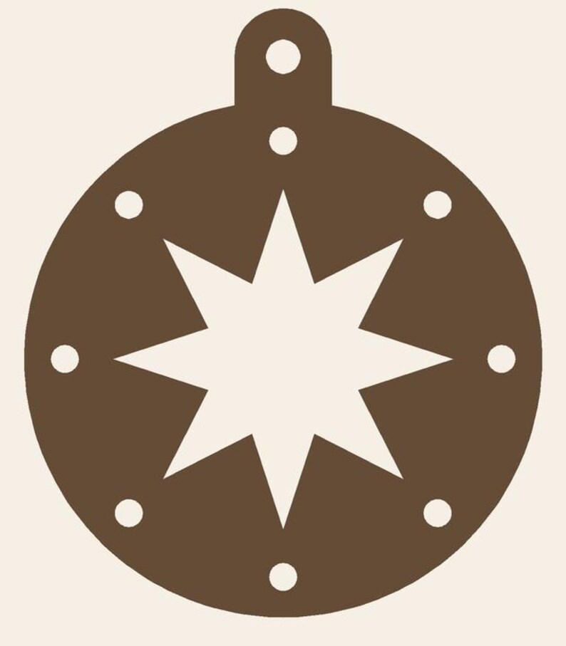 Geometrische Anhänger SVG Set – 3 Schnittdateien Strahlen Stern Bögen, digitaler Download image 3