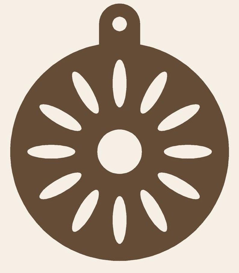 Geometrische Anhänger SVG Set – 3 Schnittdateien Strahlen Stern Bögen, digitaler Download image 2