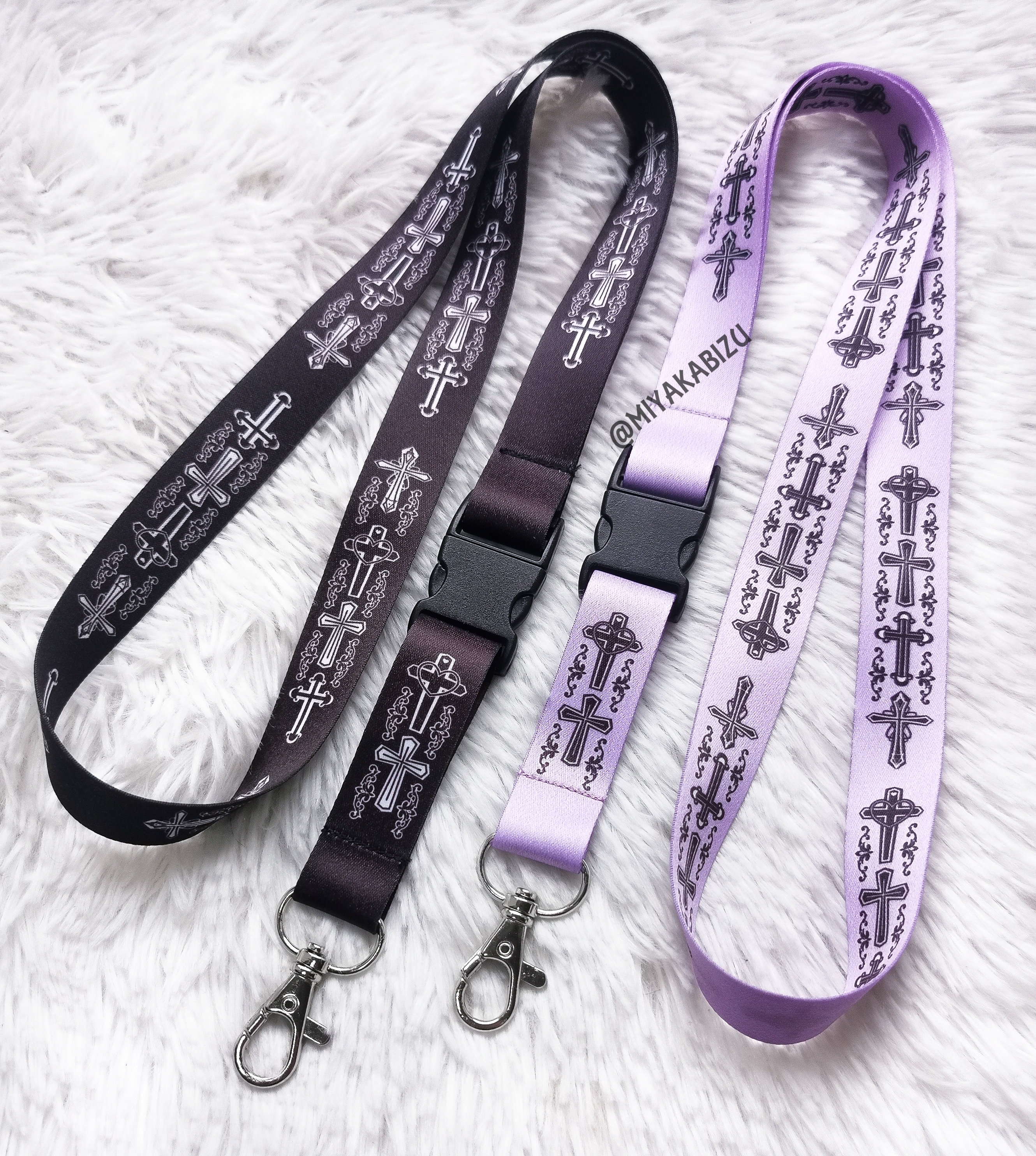 ★BLACK PURPLE☆StellaCord Keyring Key ring with snap hook | Gadgets | Merchandising | Full