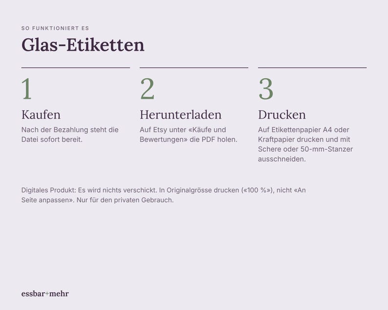 Glas-Etiketten zum Ausdrucken | Etiketten Einmachgläser rund & eckig PDF | Weckglas Etiketten Vintage Herbarium | Vorratskammer image 4