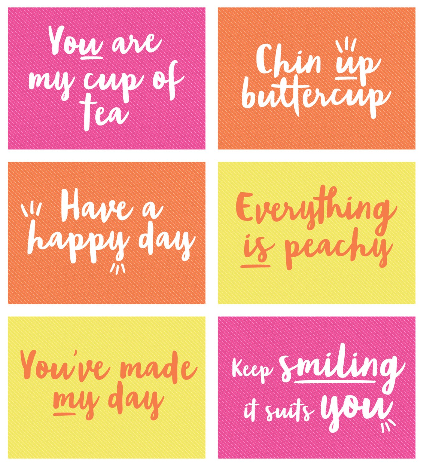 Note Card Gift Random Notes of Appreciation Set of Etsy