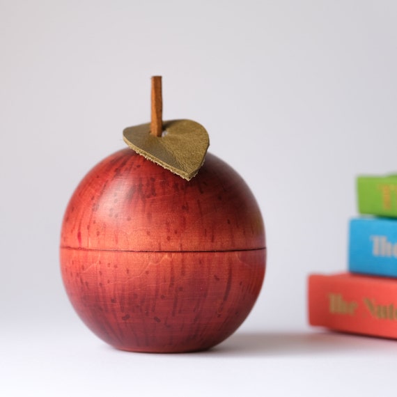 Teacher Gift - Personalised Secret Message Wooden Apple - Thank you gift - Personalised Gift - nursery teacher gift - end of term gift