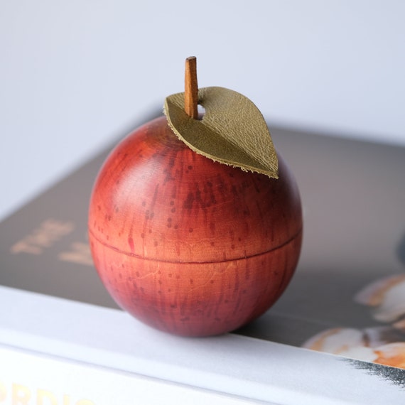 Fathers Day Gift - I Love You To The Core Wooden Apple - Personalised Gift - secret message - gift for dad - birthday gift - gift for him