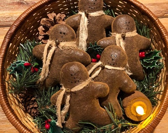 Grubby Primitive Gingerbread Man Bowl Fillers
