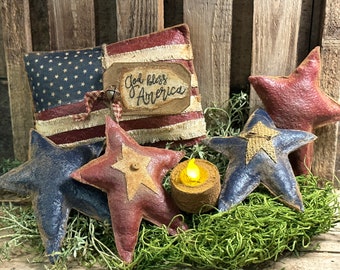 Primitive American Flag and Primitive Stars Bowl Fillers 2023