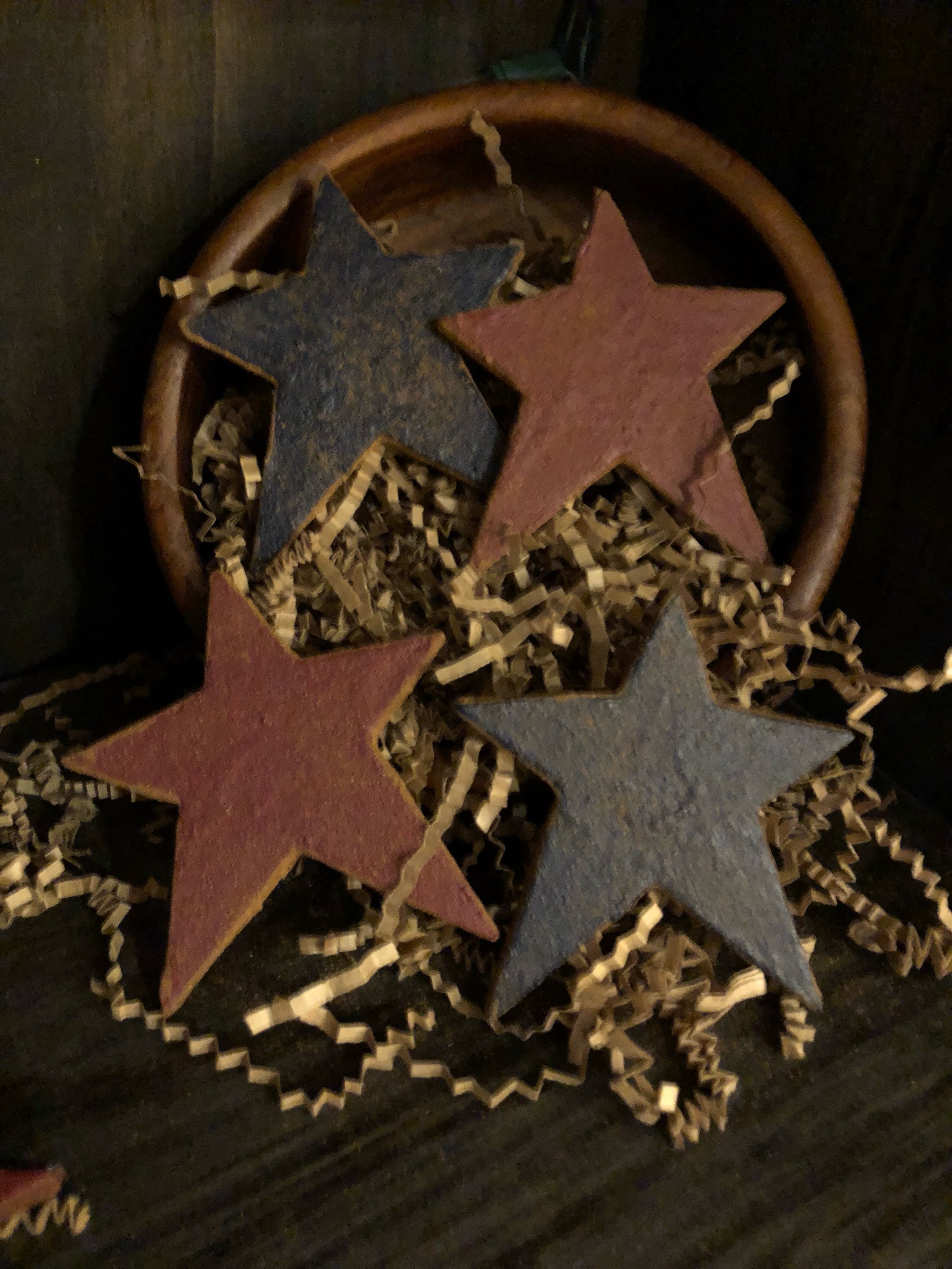 Primitive American Flags and Stars Bowl Fillers - Etsy