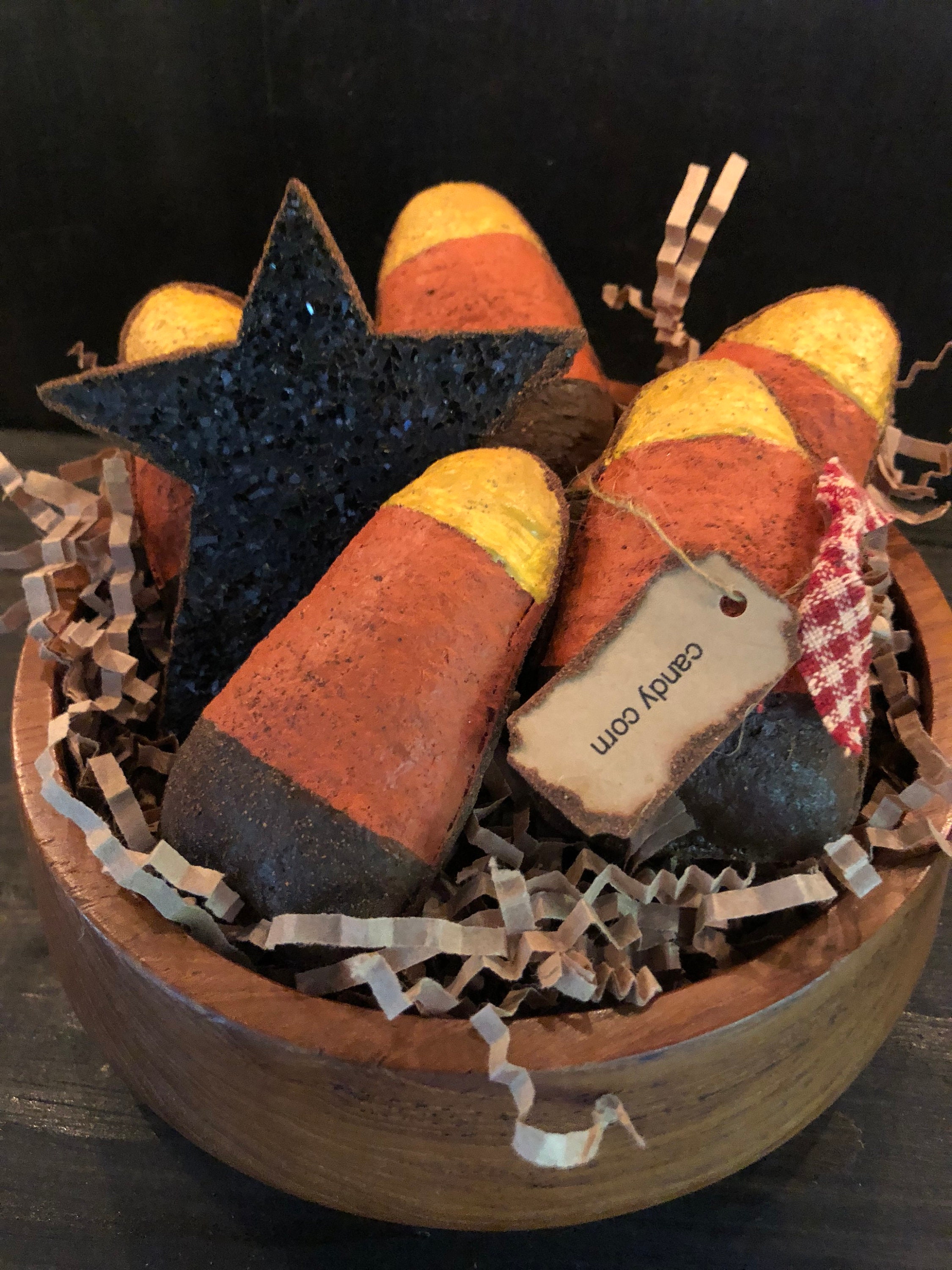 Candy Corn Bowl Fillers Primitive