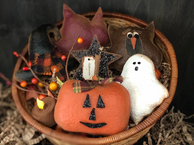 Primitive Halloween Bowl Fillers Etsy