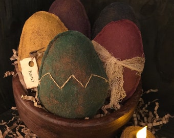 Primitive Easter Eggs Large Bowl Fillers/ Tucks