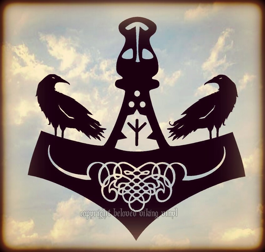 Protection Mjolnir with Ravens