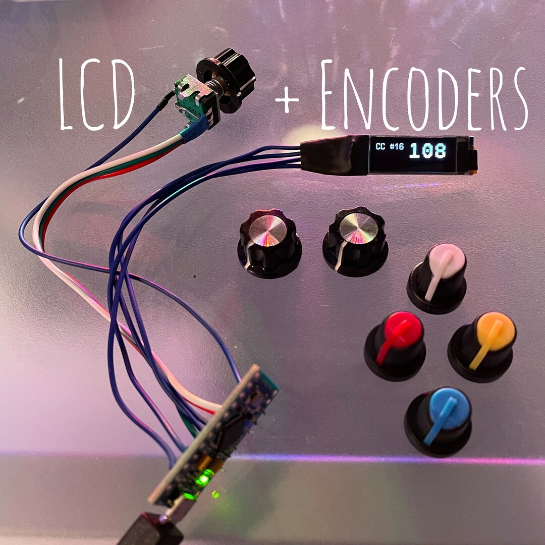 Make Your Own Custom USB MIDI Controller With Encoders & OLED Lcd ...