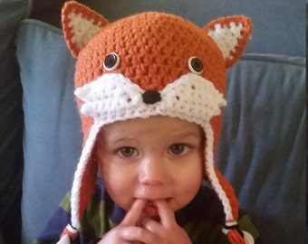 PDF: Fox Earflap Hat