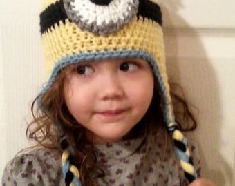 PDF Minion All Sizes Crochet Hat