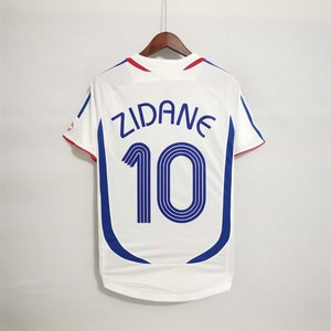 France Zidane world cup final retro jersey