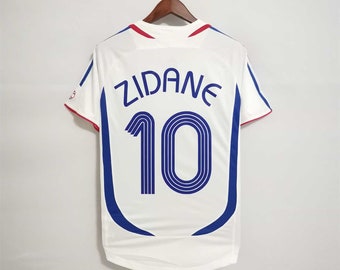 France Zidane world cup final retro jersey