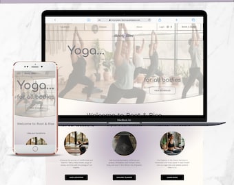 Yoga Studio Squarespace 7.1 Template: Mindfulness Website