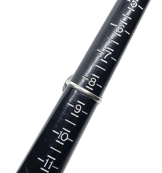 Malachite Sterling Silver Ring, Round Natural Gre… - image 7