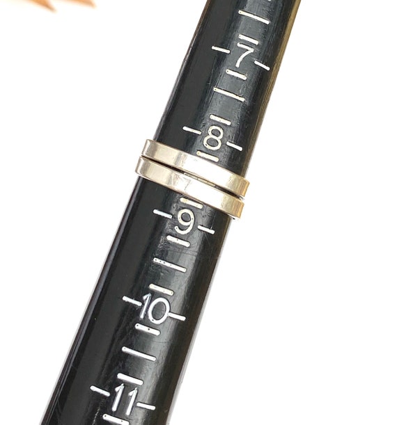 Sterling Silver Wrap Ring, Simulated Carnelian Ri… - image 8