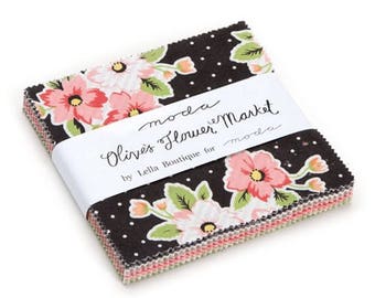 Olive's Flower Market Charm Pack by Lella Boutique
