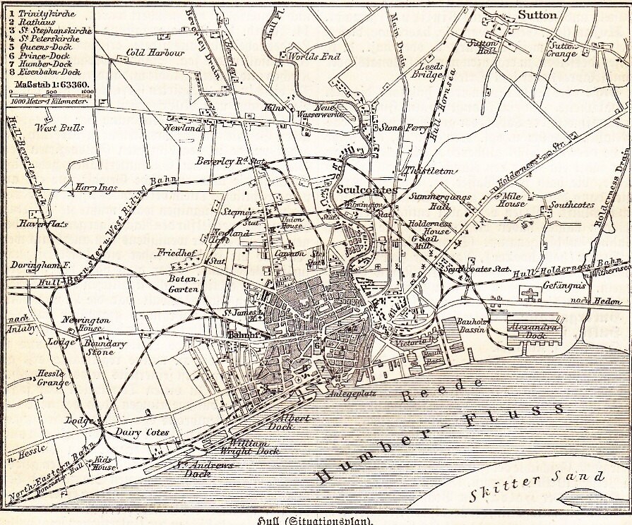 1898 Kingston upon Hull often referred to as Hull in East Etsy