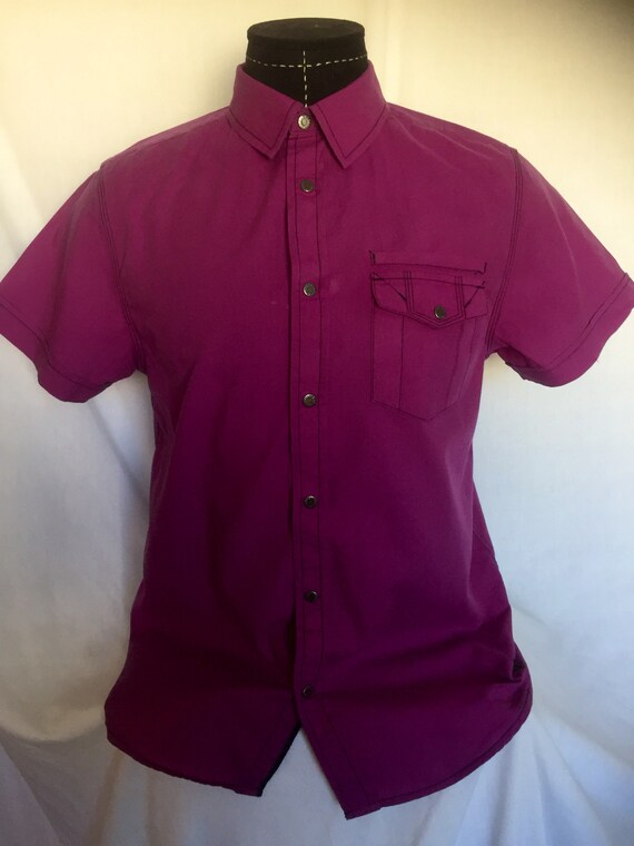 guess purple shirt