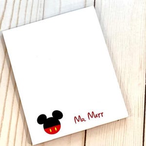 mickey notepad